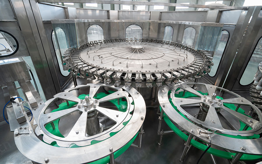 全自動果汁灌裝機洗瓶部分 全自動果汁灌裝機洗瓶部分